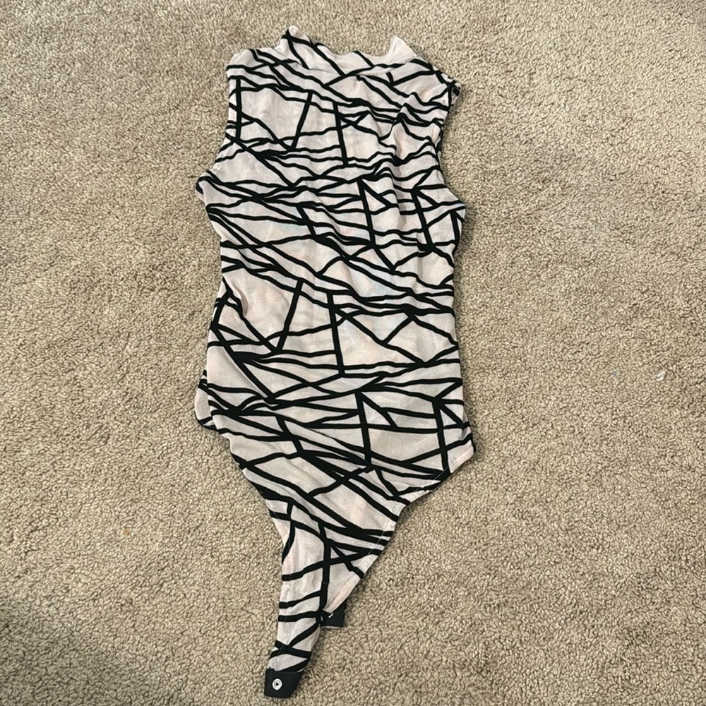 The Vintage Shop, Medium, Mesh Detailed Body Suit.